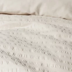 Habitat Seersucker Plain Taupe Bedding Set - Single 9 Habitat Seersucker Plain Taupe Bedding Set - Single -Habitat Sales Store 9519956 R Z004A