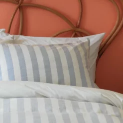 Habitat Stripe Sky Blue & White Bedding Set - Double 10 Habitat Stripe Sky Blue & White Bedding Set - Double -Habitat Sales Store 9520385 R Z002C