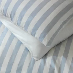 Habitat Stripe Sky Blue & White Bedding Set - Double 9 Habitat Stripe Sky Blue & White Bedding Set - Double -Habitat Sales Store 9520385 R Z004C