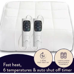 Dreamland Intelliheat Dual Control Mattress Protector - King 15 Dreamland Intelliheat Dual Control Mattress Protector - King -Habitat Sales Store 9523571 R Z004A