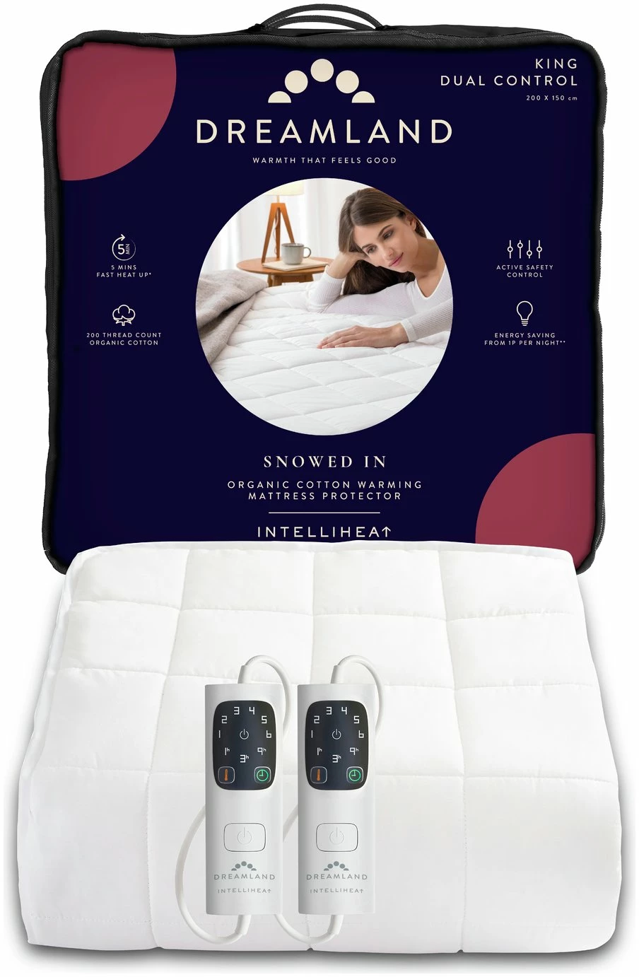 Dreamland Intelliheat Dual Control Mattress Protector - King 10 Dreamland Intelliheat Dual Control Mattress Protector - King - Image 10