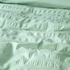 Habitat Reset Seersucker Sage Green Bedding Set - Single 11 Habitat Reset Seersucker Sage Green Bedding Set - Single -Habitat Sales Store 9526554 R Z005A