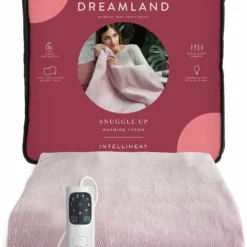 Dreamland Snuggle Up Pink Heated Throw - Large -Habitat Sales Store 9528332 R Z007A