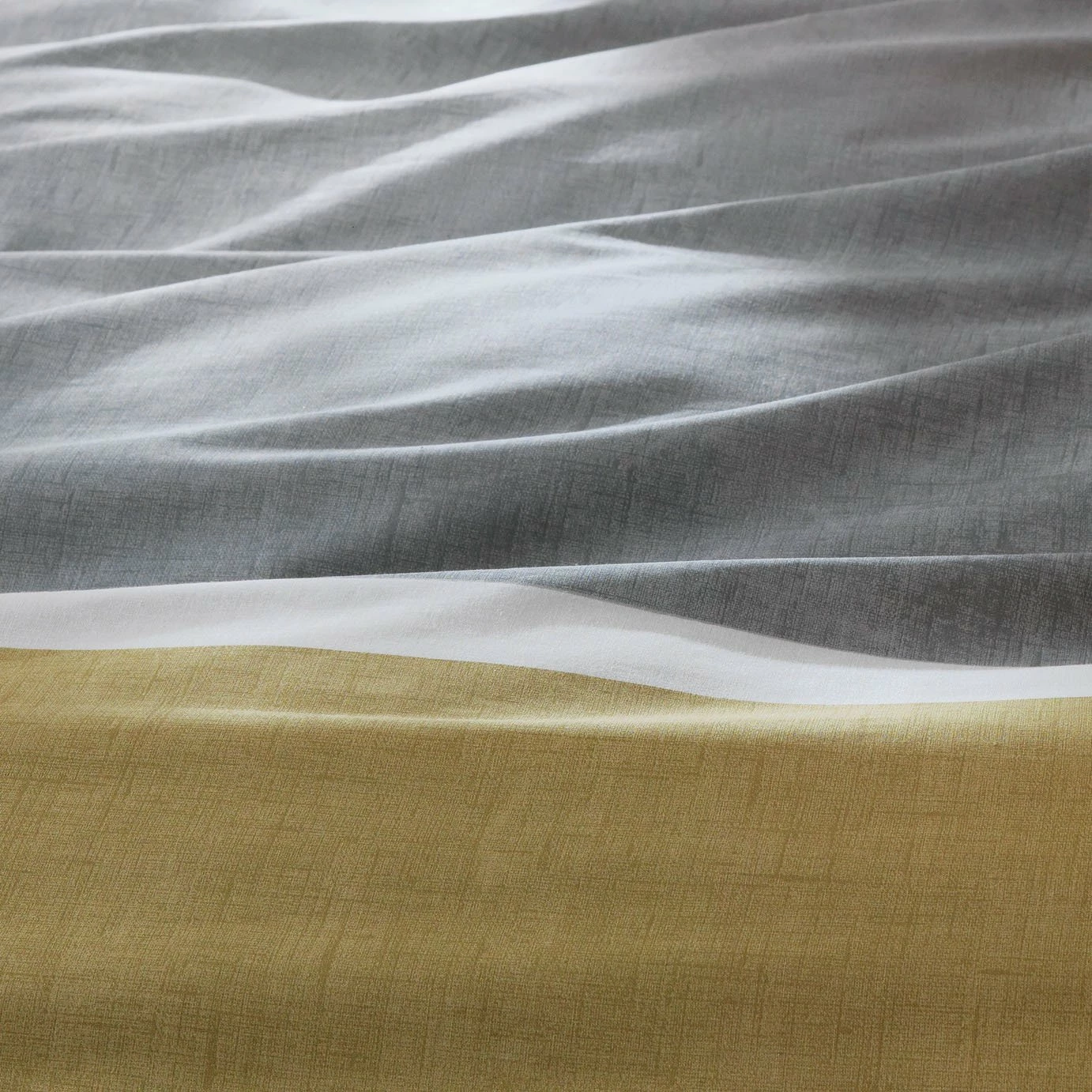 Habitat Country Block Stripe Grey Bedding Set - Single 5 Habitat Country Block Stripe Grey Bedding Set - Single - Image 5