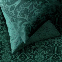 Habitat Floral Cheetah Print Green Bedding Set - Single 5 Habitat Floral Cheetah Print Green Bedding Set - Single -Habitat Sales Store 9531422 R Z002C