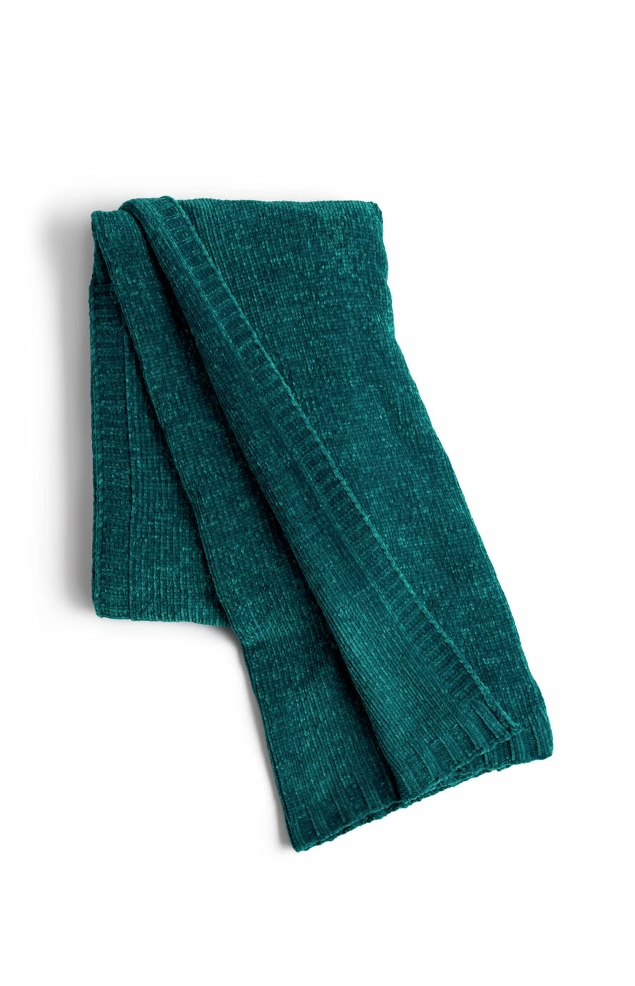 Habitat Chenille Throw - Teal Blue - 125x150cm 1 Habitat Chenille Throw - Teal Blue - 125x150cm