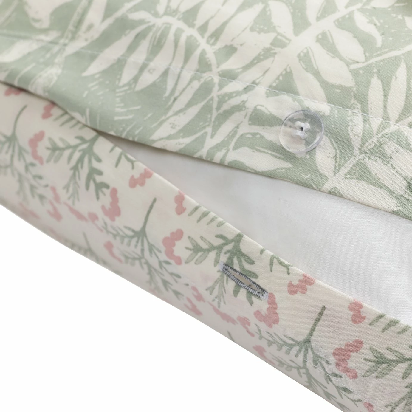 Habitat 180TC Meadow Fern Floral Green Bedding Set - Single 6 Habitat 180TC Meadow Fern Floral Green Bedding Set - Single - Image 6