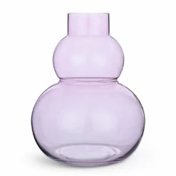Habitat Bubble Glass Vase - Lilac