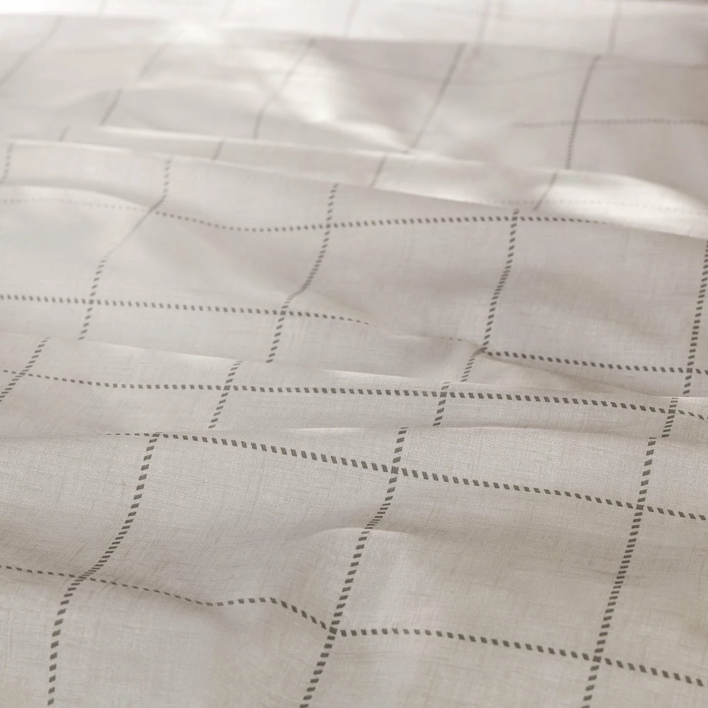 Habitat Country Grid White Bedding Set - Single 5 Habitat Country Grid White Bedding Set - Single - Image 5