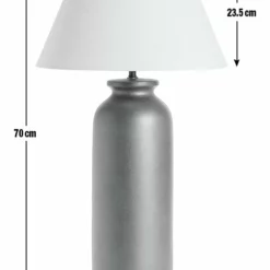 Habitat Hashi Ceramic Table Lamp - Off White & Black 8 Habitat Hashi Ceramic Table Lamp - Off White & Black -Habitat Sales Store 9553273 R E001