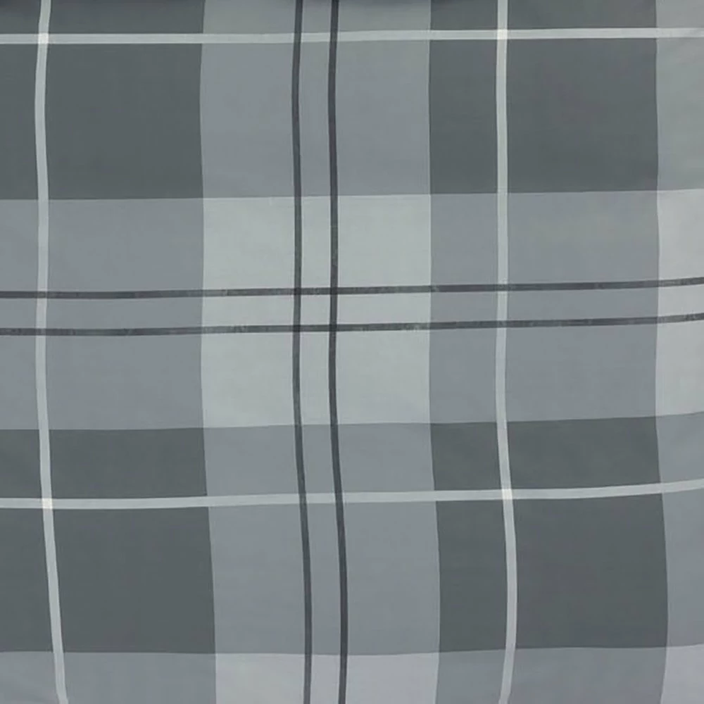 Habitat Check Charcoal Grey Bedding Set - Single 3 Habitat Check Charcoal Grey Bedding Set - Single - Image 3