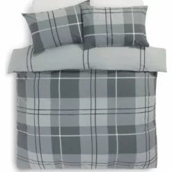 Habitat Check Charcoal Grey Bedding Set - Single 12 Habitat Check Charcoal Grey Bedding Set - Single -Habitat Sales Store 9561155 R Z002A