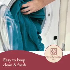 Dreamland Snuggle Up Teal Heated Throw - Large -Habitat Sales Store 9562745 R Z005A