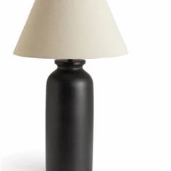 Habitat Hashi Ceramic Table Lamp - Black & Beige 15 Habitat Hashi Ceramic Table Lamp - Black & Beige -Habitat Sales Store 9563603 R Z006A