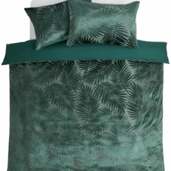 Habitat Feather Velvet Green Bedding Set - Double 8 Habitat Feather Velvet Green Bedding Set - Double -Habitat Sales Store 9564798 R Z002A