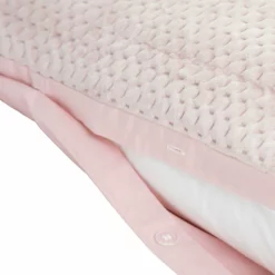 Habitat Pinsonic Velvet Plain Pink Bedding Set - Double 10 Habitat Pinsonic Velvet Plain Pink Bedding Set - Double -Habitat Sales Store 9570311 R Z004A