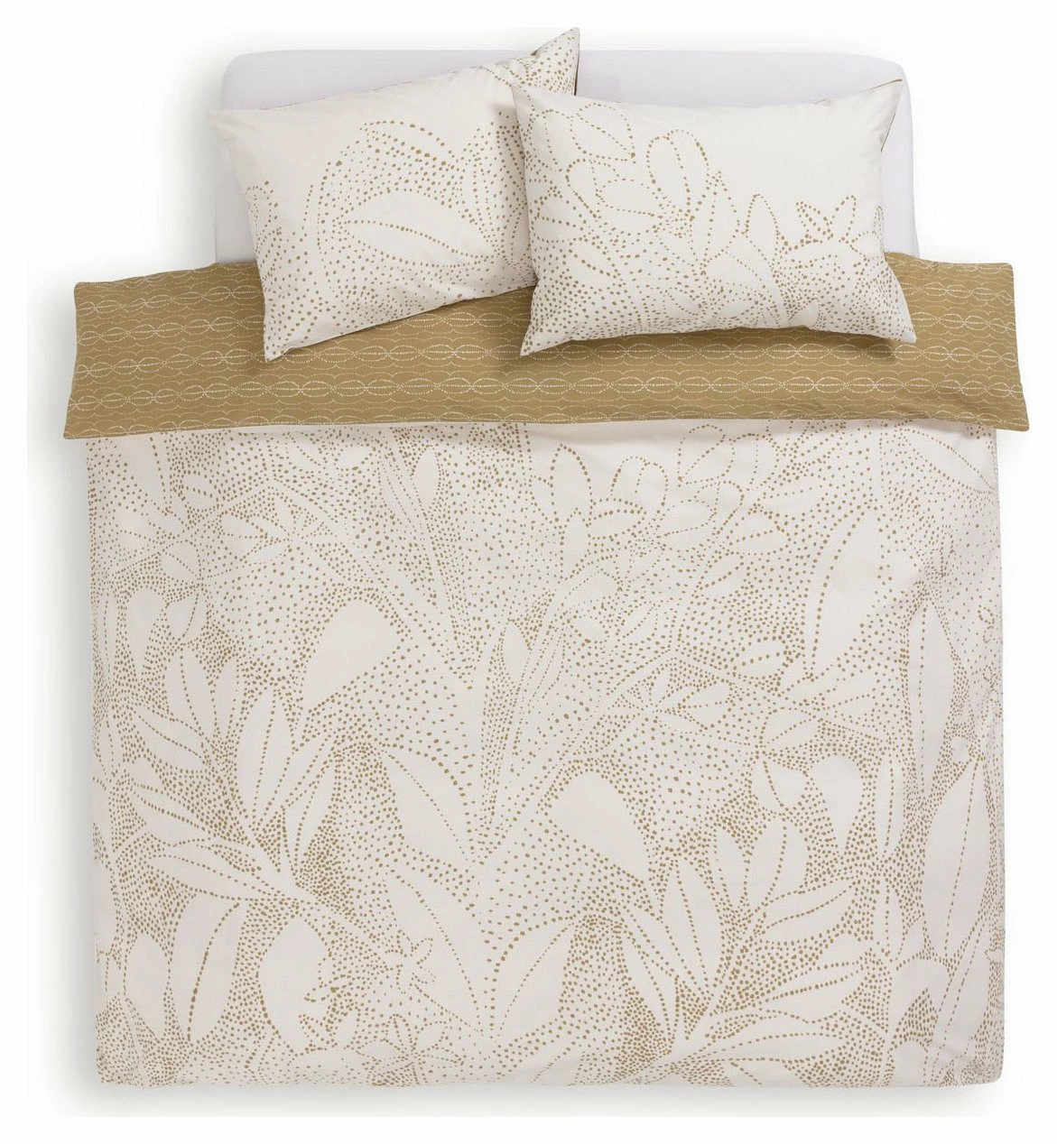Habitat Cotton Floral Dobby Brown Bedding Set - Single 3 Habitat Cotton Floral Dobby Brown Bedding Set - Single - Image 3