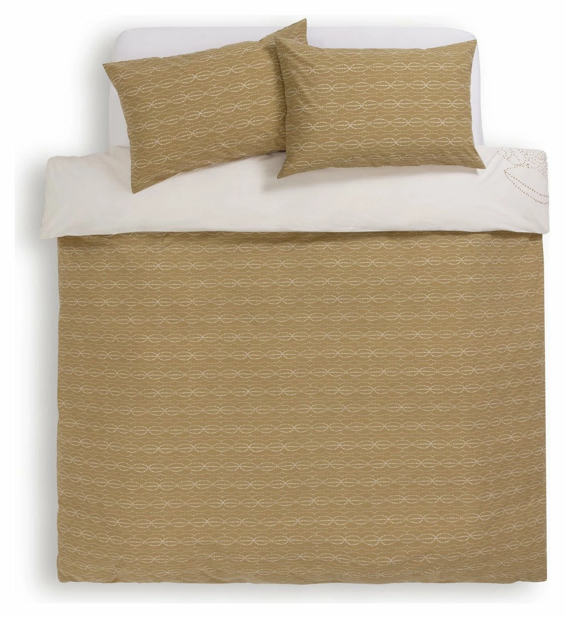 Habitat Cotton Floral Dobby Brown Bedding Set - Single 5 Habitat Cotton Floral Dobby Brown Bedding Set - Single - Image 5