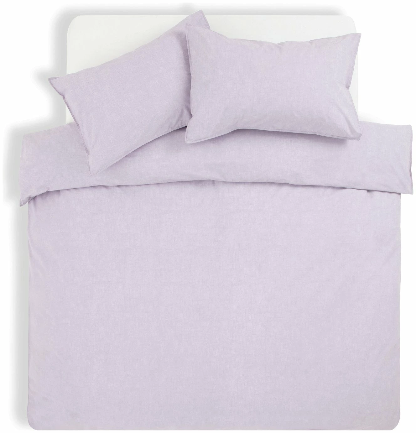 Habitat Reset Cotton Textured Print Lilac Bedding Set-Single 3 Habitat Reset Cotton Textured Print Lilac Bedding Set-Single - Image 3