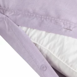 Habitat Reset Cotton Textured Print Lilac Bedding Set-Single 10 Habitat Reset Cotton Textured Print Lilac Bedding Set-Single -Habitat Sales Store 9575354 R Z004A