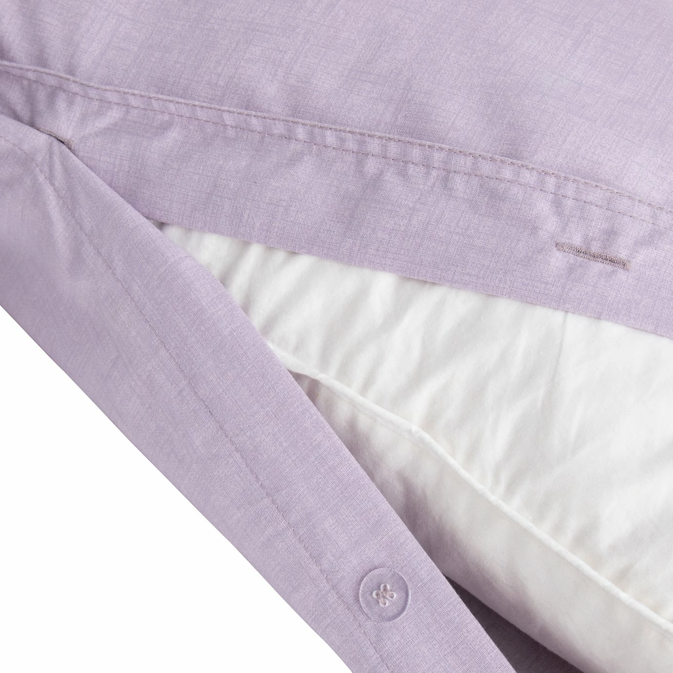 Habitat Reset Cotton Textured Print Lilac Bedding Set-Single 5 Habitat Reset Cotton Textured Print Lilac Bedding Set-Single - Image 5