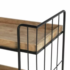 Habitat Kai Wood Drinks Trolley - Black & Mango 11 Habitat Kai Wood Drinks Trolley - Black & Mango -Habitat Sales Store 9579271 R Z005A