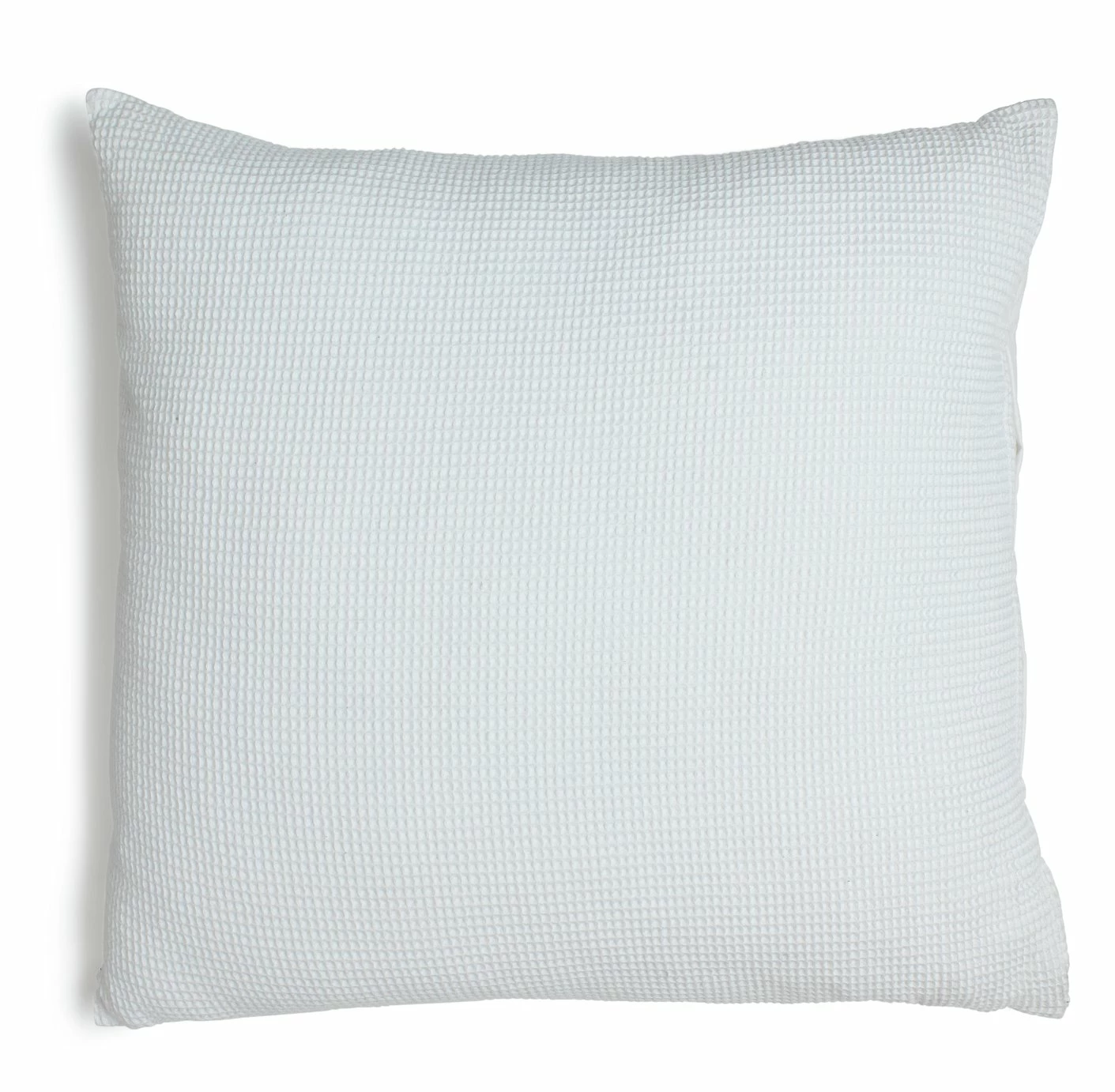 Habitat Waffle Patterned Cushion - White - 59x59cm 1 Habitat Waffle Patterned Cushion - White - 59x59cm