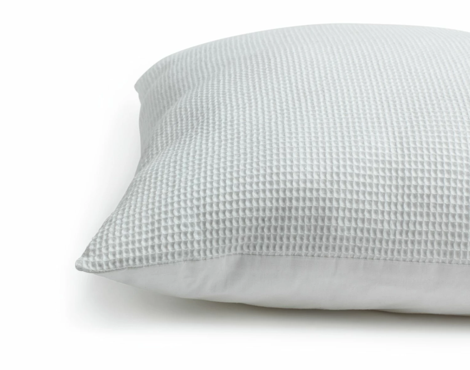 Habitat Waffle Patterned Cushion - White - 59x59cm 5 Habitat Waffle Patterned Cushion - White - 59x59cm - Image 5