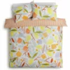 Habitat Panel Stripe Print Multicolour Bedding Set - Single