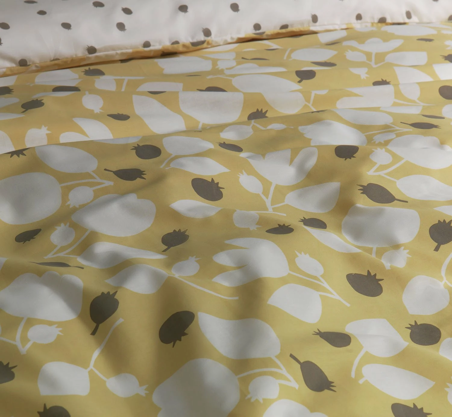 Habitat Scandi Floral Yellow & White Bedding Set - Single 6 Habitat Scandi Floral Yellow & White Bedding Set - Single - Image 6