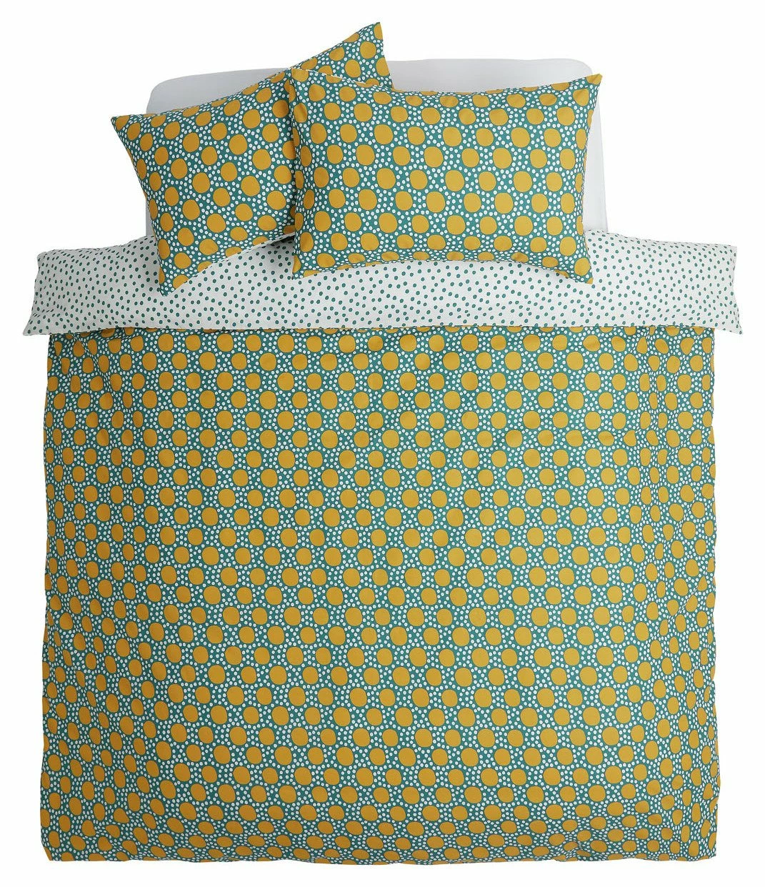 Habitat Sunburst Geo Green & Mustard Bedding Set - Single 3 Habitat Sunburst Geo Green & Mustard Bedding Set - Single - Image 3
