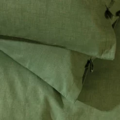 Habitat Cotton Textured Plain Green Bedding Set - Single -Habitat Sales Store 9588736 R Z003A