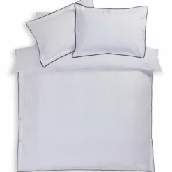 Habitat Cotton 200TC Oxford Edge White Bedding Set - Single -Habitat Sales Store 9590401 R Z002A