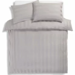 Habitat Cotton 400TC Sateen Stripe Grey Bedding Set - Double 8 Habitat Cotton 400TC Sateen Stripe Grey Bedding Set - Double -Habitat Sales Store 9595145 R Z002A