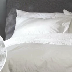 Habitat Seersucker Plain White Bedding Set - Single 10 Habitat Seersucker Plain White Bedding Set - Single -Habitat Sales Store 9598733 R Z004A