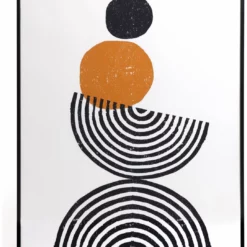 Habitat Abstract Print Framed Wall Art - 50x70cm