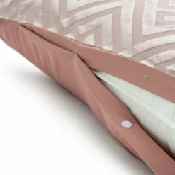 Habitat Geo Velvet Blush Pink Bedding Set - Single 10 Habitat Geo Velvet Blush Pink Bedding Set - Single -Habitat Sales Store 9602447 R Z004A