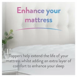Slumberdown Climate Comfort Mattress Topper - Single -Habitat Sales Store 9605602 R Z007A