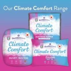 Slumberdown Climate Comfort Mattress Topper - Single -Habitat Sales Store 9605602 R Z014A