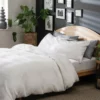 Habitat Cotton Waffle Plain White Bedding Set - Single