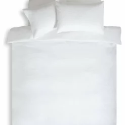 Habitat Cotton Waffle Plain White Bedding Set - Single -Habitat Sales Store 9607064 R Z002A