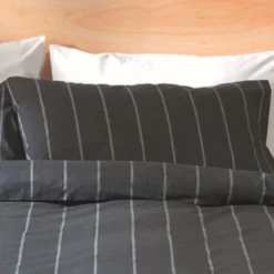 Habitat Cotton Modern Country Stripe Navy Bedding Set-Single -Habitat Sales Store 9608740 R Z005A