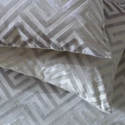 Habitat Geo Velvet Silver Bedding Set - Single 9 Habitat Geo Velvet Silver Bedding Set - Single -Habitat Sales Store 9621356 R Z003A