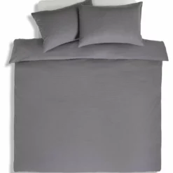 Habitat Cotton Waffle Plain Charcoal Bedding Set - Single -Habitat Sales Store 9625211 R Z002A