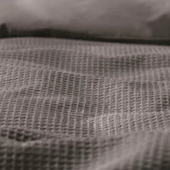 Habitat Cotton Waffle Plain Charcoal Bedding Set - Single -Habitat Sales Store 9625211 R Z006A