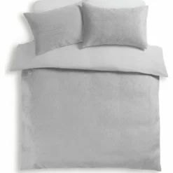 Habitat Pinsonic Velvet Plain Grey Bedding Set - Double 8 Habitat Pinsonic Velvet Plain Grey Bedding Set - Double -Habitat Sales Store 9649338 R Z002A
