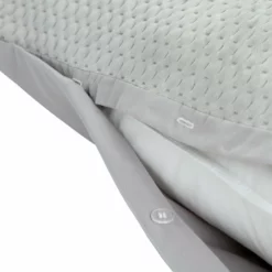 Habitat Pinsonic Velvet Plain Grey Bedding Set - Double 10 Habitat Pinsonic Velvet Plain Grey Bedding Set - Double -Habitat Sales Store 9649338 R Z004A