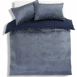 Habitat Velvet Geo Navy Bedding Set - Single 8 Habitat Velvet Geo Navy Bedding Set - Single -Habitat Sales Store 9651663 R Z002A